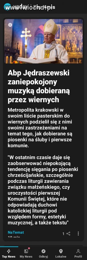 Proponuję natychmiast wycofać Bacha, 