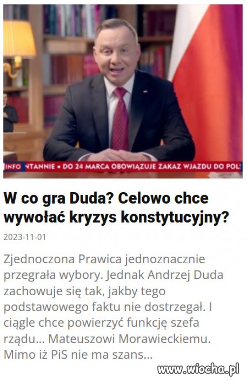 W co gra Duda PiSu?