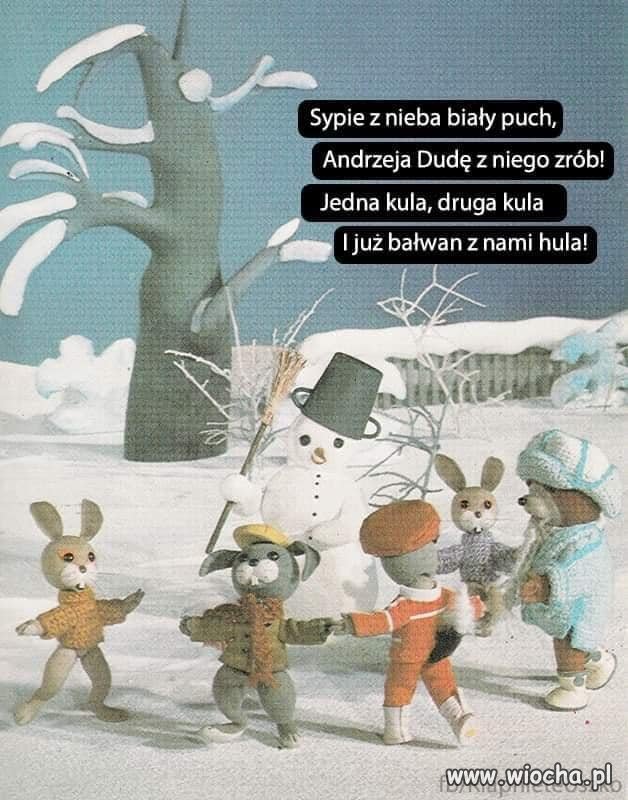 Spadł śnieg ... 