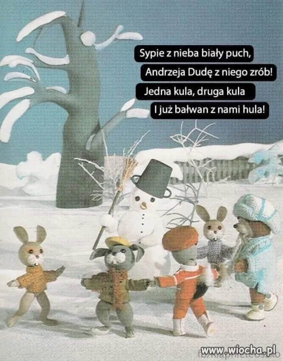Spadł śnieg ... 