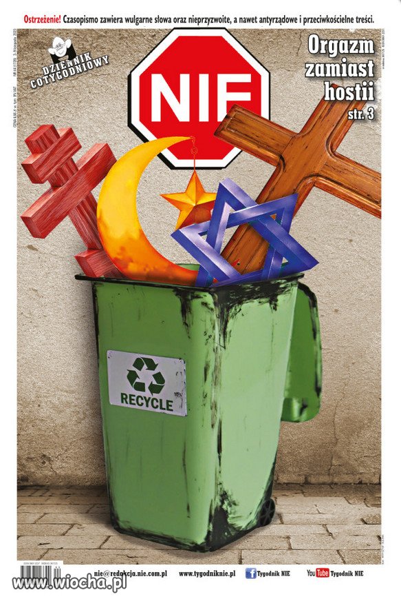 Religie przyczyną konfliktów i nieszczęść na świecie...