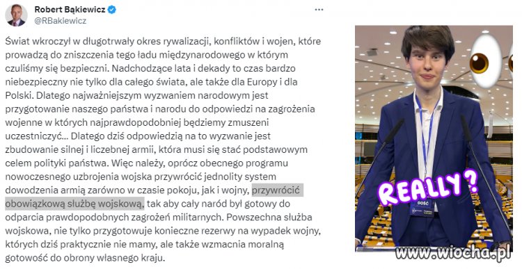 To ja już czekam aż ten wzór patriotyzmu