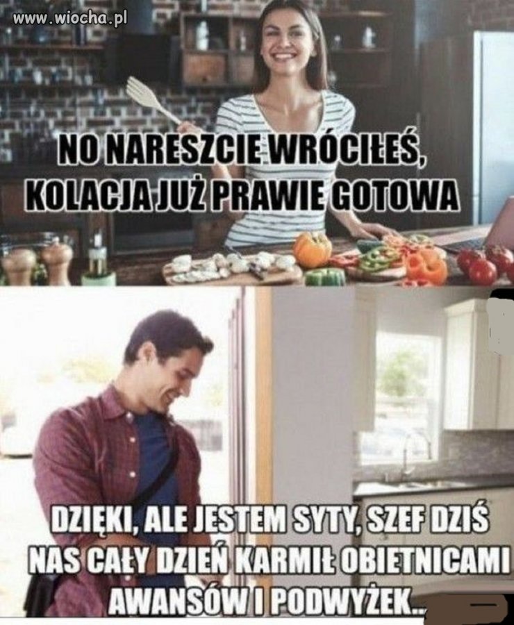A ja właśnie dostałam awans