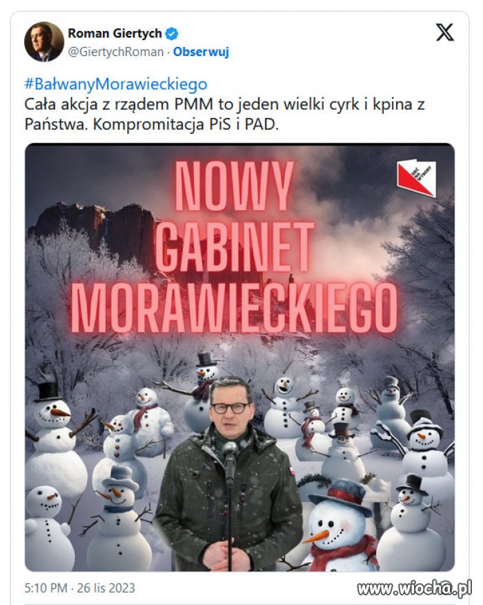 Kompromitacja PiS i PAD.