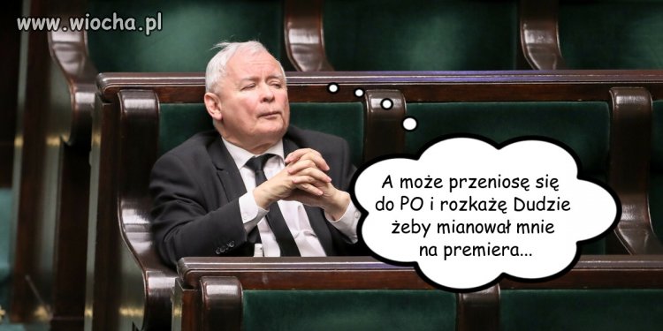 Tymczasem w głowie Pomazańca Bożego...
