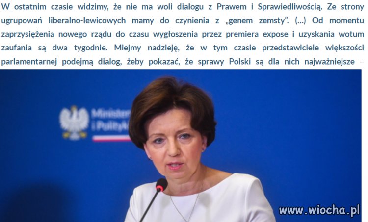 To nie gen zemsty tylko obietnica wyborcza