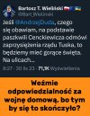 Mam nadzieję, że ''z bólem serca, ze łzą w oku'', ale zaprzysięże