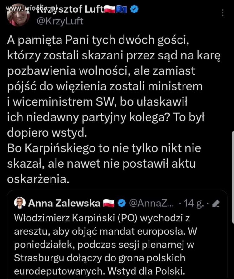 Wstydzić powinna się ziobrowa prokuratura, 