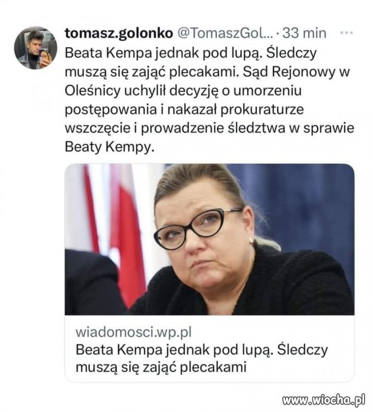 W końcu ktoś się nią zajmie . Chyba była ostatnio zaniedbywana