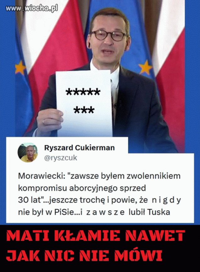 Morawiecki nie kompromituj się