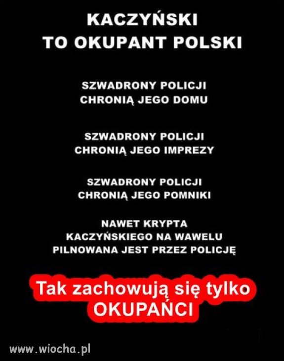 Kaczynski zdrajca prowadzil Polske na Bialorus...tam jego miejsce!