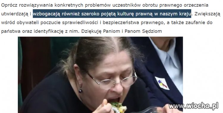 Taki tam wycinek z listu dudu do TK