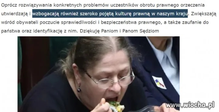 Taki tam wycinek z listu dudu do TK