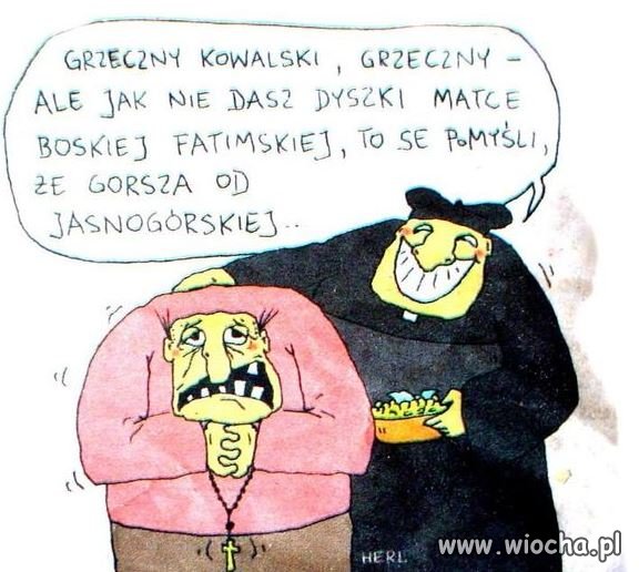Niby papizm to sekta monoteistyczna,