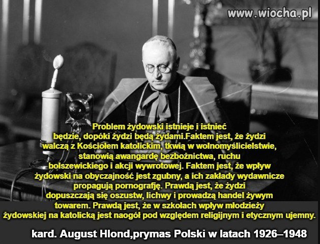 August Hlond -sługa boży.