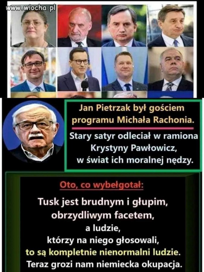 Pietrzak to kiedyś była kupa śmiechu. Dzisiaj została tylko kupa.