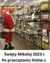 Mikołaj po przeczytaniu listów...