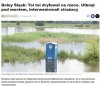 Kibel dryfował sobie na rzece.
