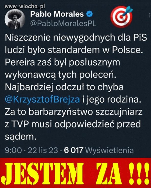 Pereira to pisowski pomiot