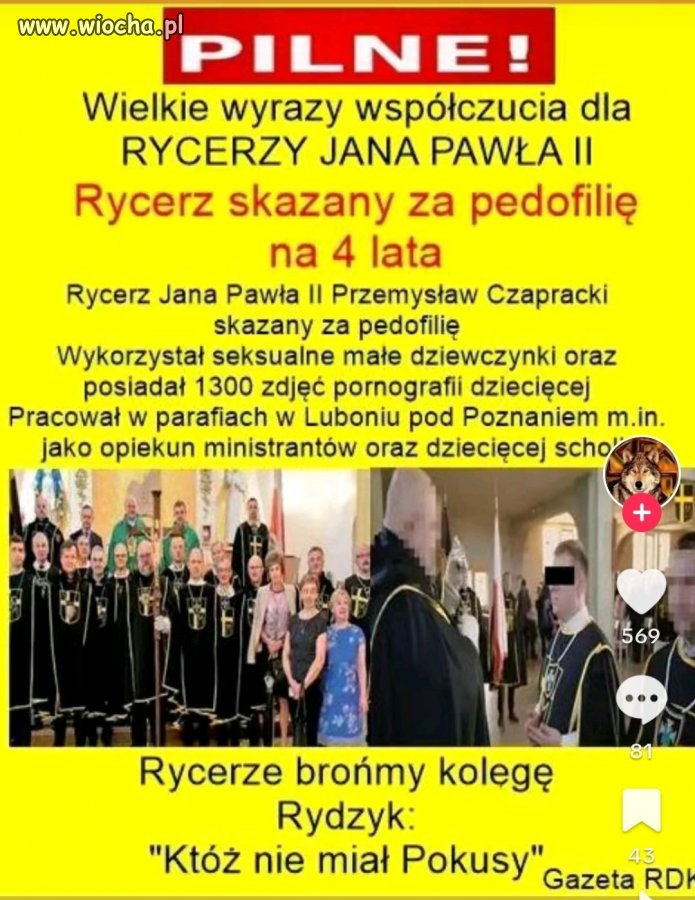 A w katolickiej Polsce bez zmian.