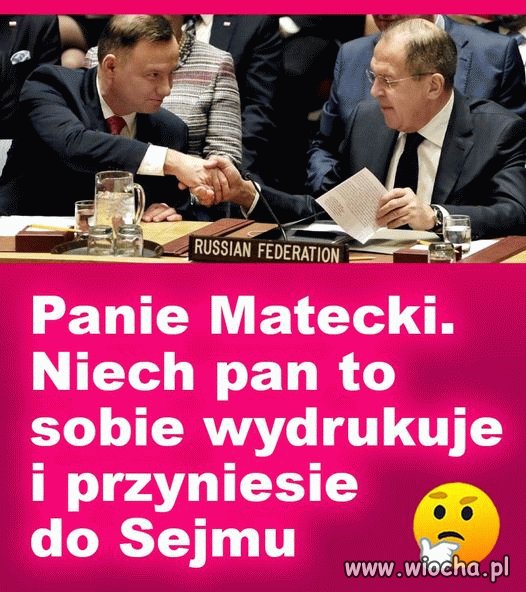 No dalej Matecki. Idioto.