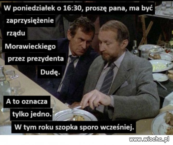 Czyli koniec jednej szopki " Poszukiwany, poszukiwana ".