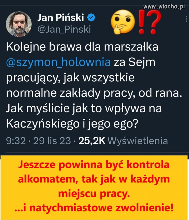Tak powinni w Sejmie posłowie pracować