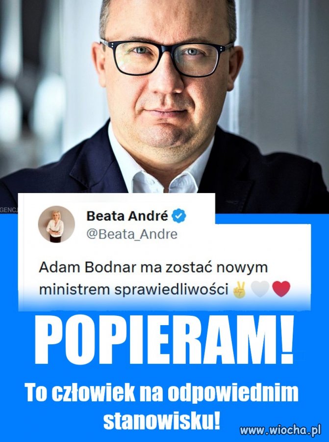 To jest człowiek na odpowiednim stanowisku