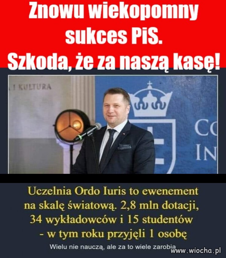 W jednym zdaniu cały wspaniały - złodziejski pis