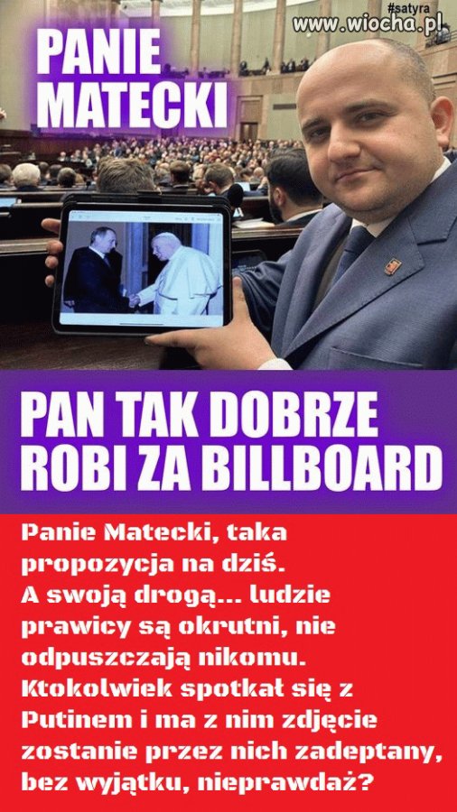 Matecki ty idioto