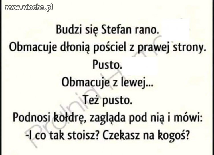 Może ktoś przyjdzie...