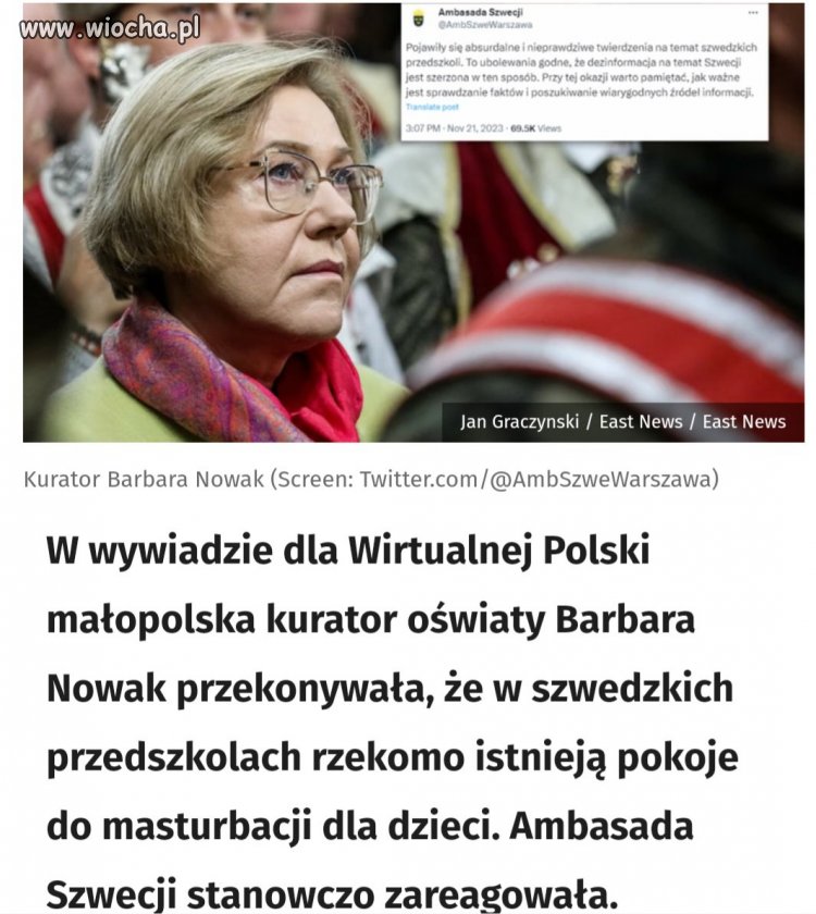 Szwedzi powinni się uczyć od Polski. 