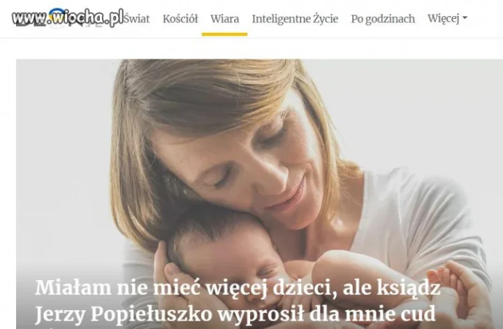 Dzieci nie biorą się z ruchania.