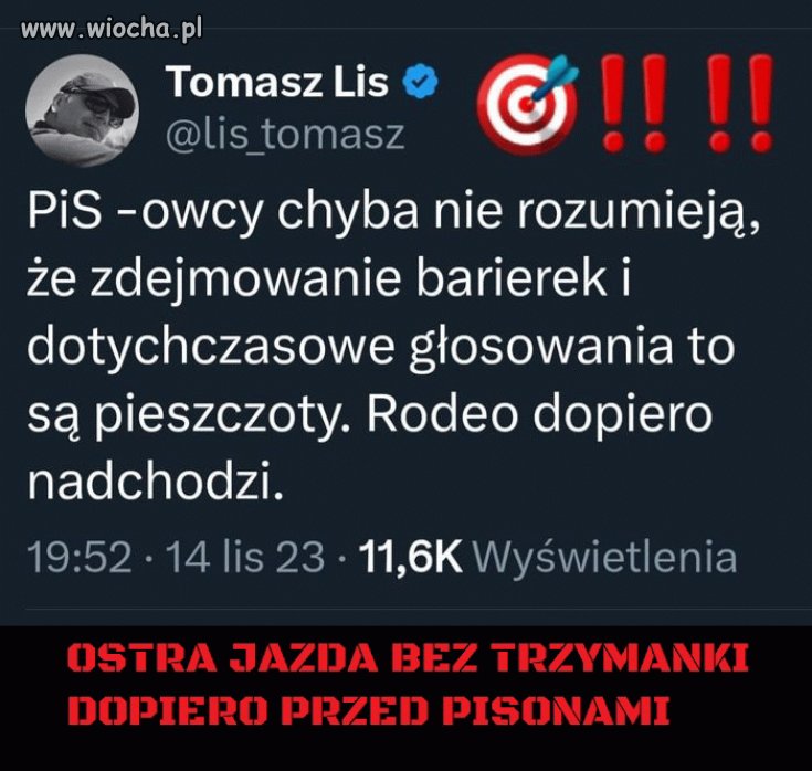 Szykujcie się pisony