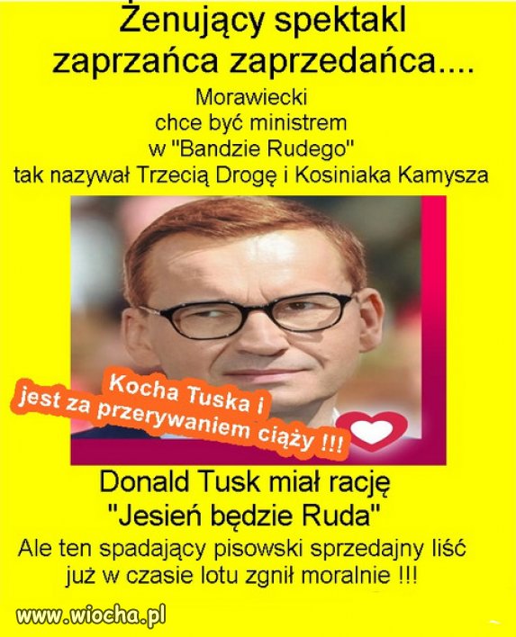 Niebawem Pinokio powie ze zwalczał PiS od wewnątrz