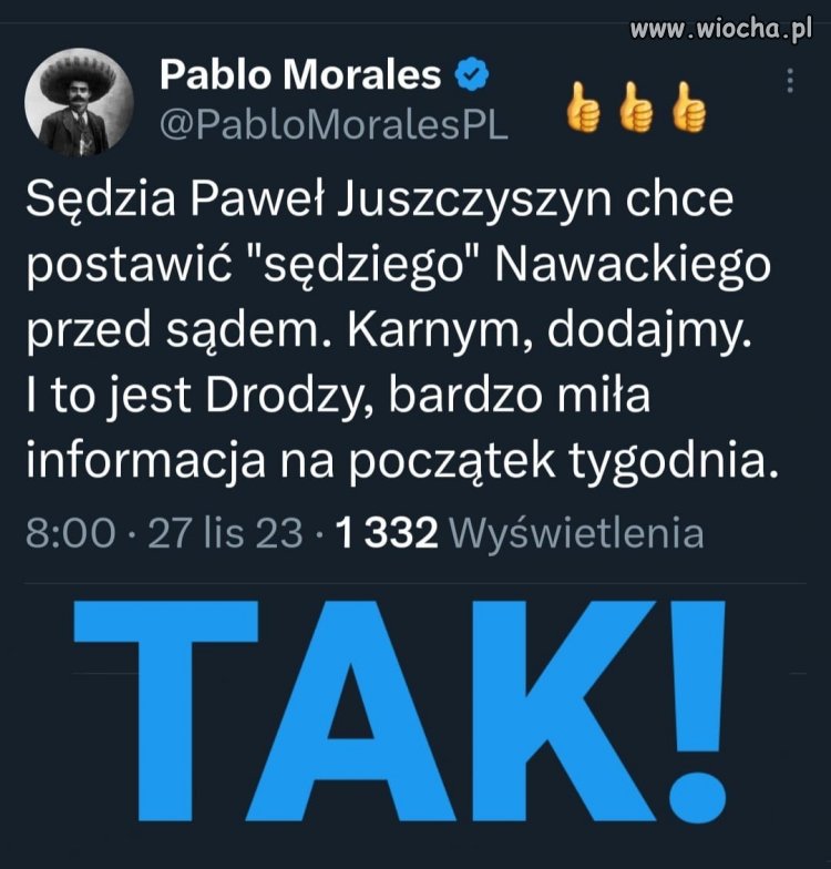 I takie informacje lubię.