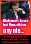 Marszałkiem się bywa. Człowiekiem się jest.