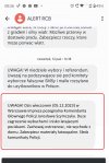 Dzisiejszy ALERT RCB