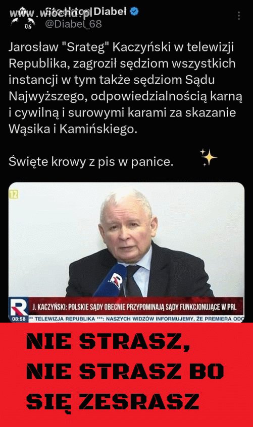Stary dewiant coraz bardziej odlatuje