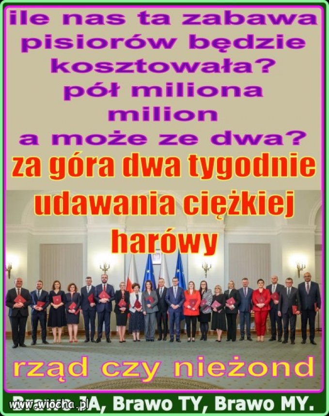 Ile ta zabawa będzie nas jeszcze kosztowała?