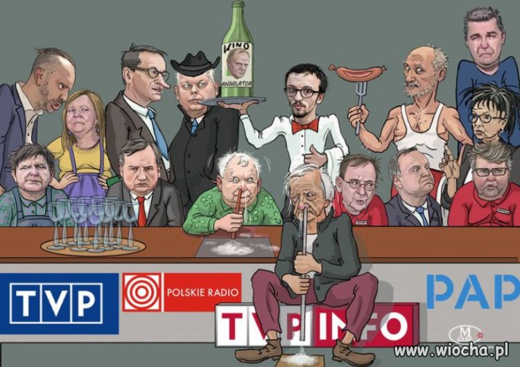 Ostatnia wieczerza PiSu, znim pojda do pierdla...