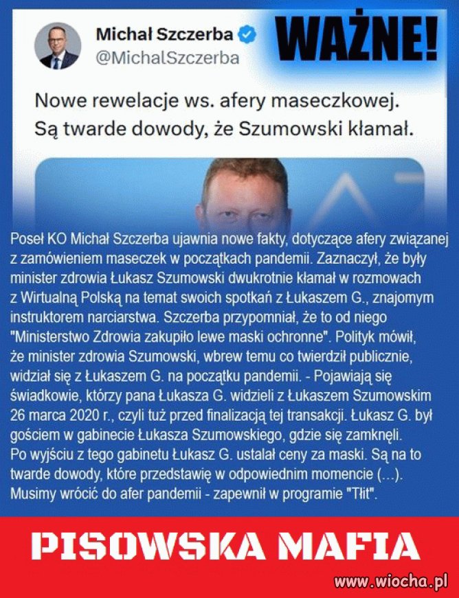 Szumowski ty gnido