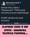 Będzie odpowiadał za treść banerów na elewacji NBP