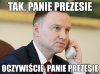 Wstyd  dla Polski że taki osobnik jest prezydentem! Co za hańba!