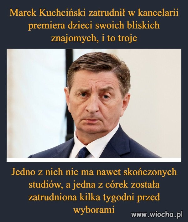 Kuchciński lubi dzieci ...