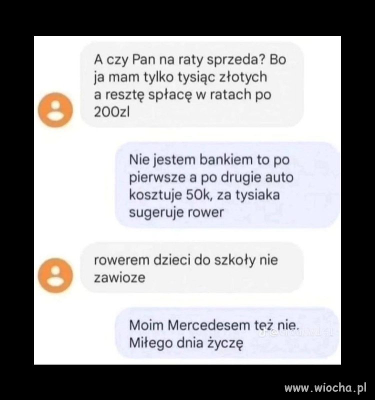 Sprzeda pan na raty 
