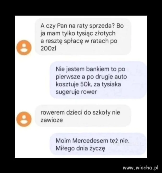 Sprzeda pan na raty 