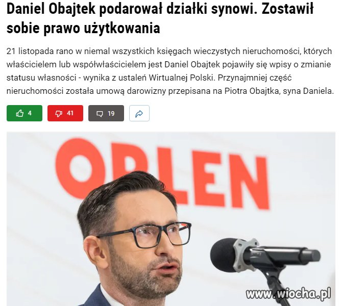 Zaczyna się przepisywanie majątku