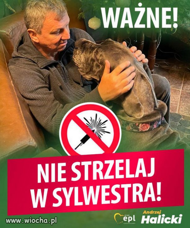 Podajcie dalej. Nie strzelajmy w sylwestra!