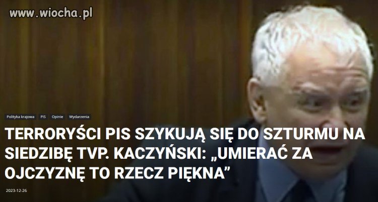 Wódz PiS doszczętnie postradał zmysły!!!